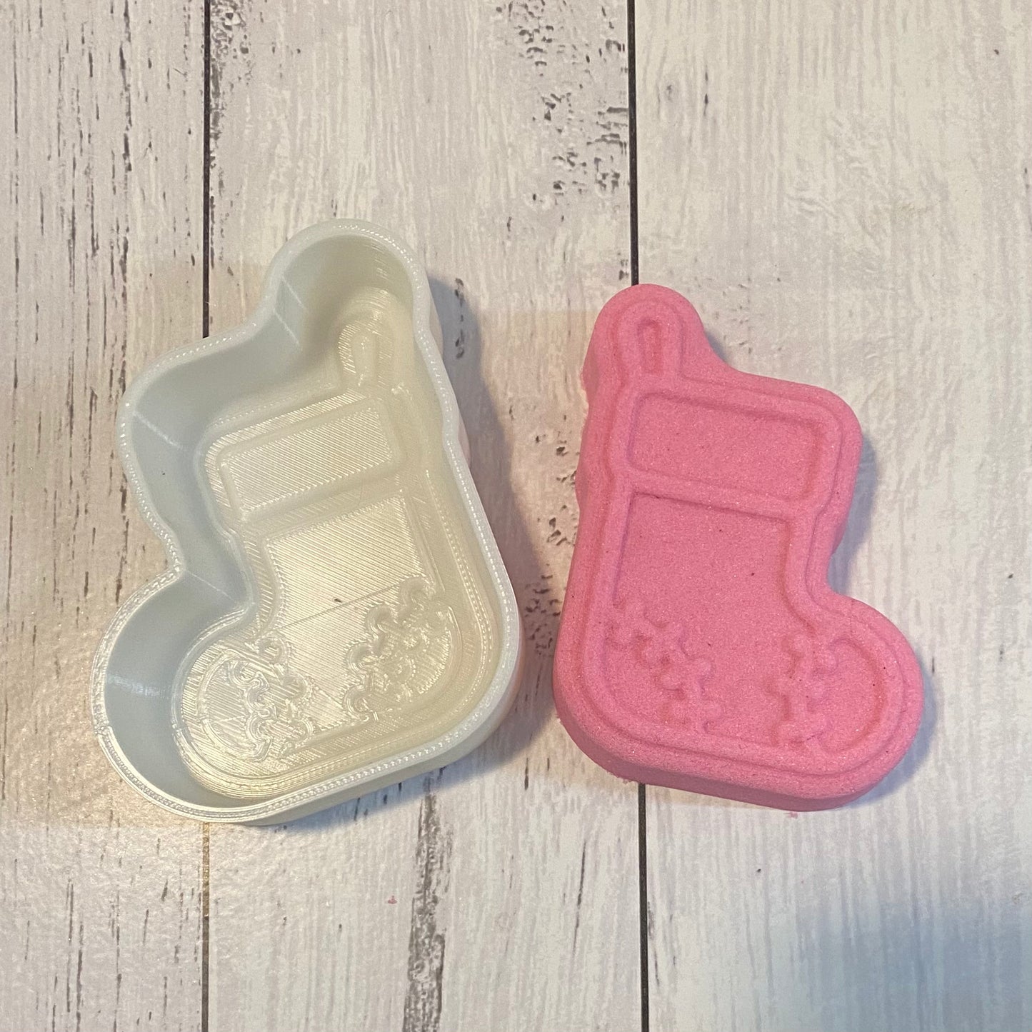 Bath Bomb Mould - Christmas Stocking