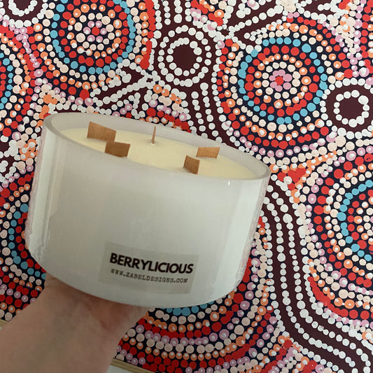 Coffee Table Candle - Coconut (Blue Jar 3 wicks)