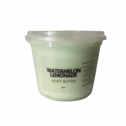 Watermelon body butter. Handmade by zabel designs. Vegan friendly. 