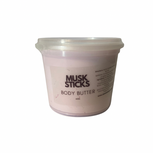 Musk sticks body butter. Handmade by zabel designs. Vegan friendly. 
