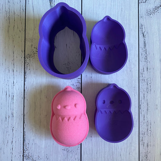 Bath Bomb Mould - Classic Chick Egg
