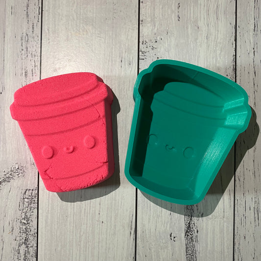 Bath Bomb Mould - Kawaii Takeaway Coffee