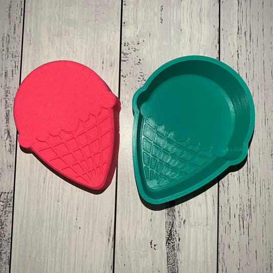 Bath Bomb Mould - Ice Cream Cone