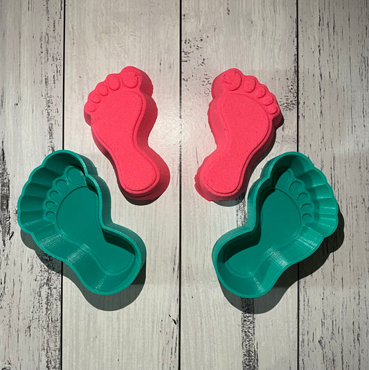 Bath Bomb Mould - Pair of Feet