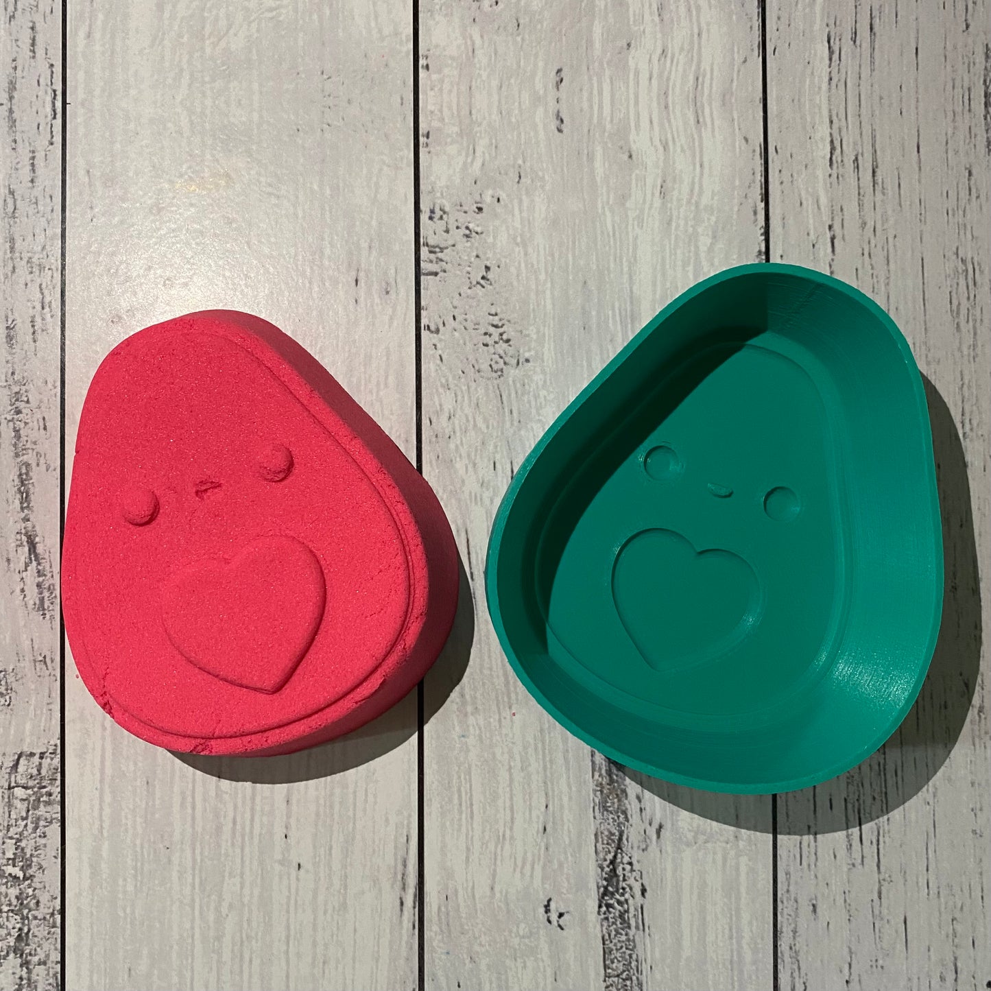 Bath Bomb Mould - Kawai Avocado