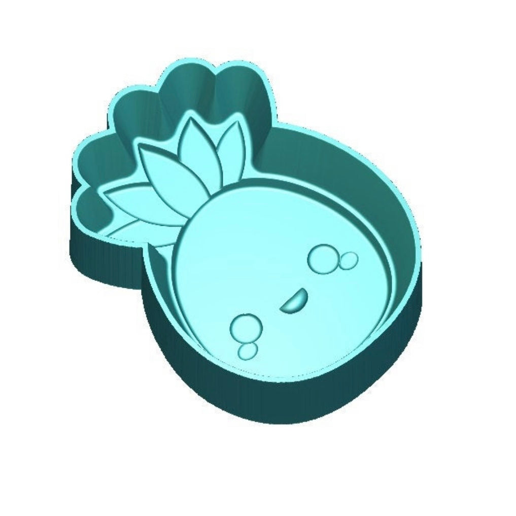 Bath Bomb Mould - Kawaii Pineapple