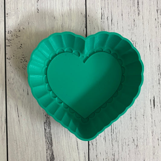 Bath Bomb Mould - Lace Heart